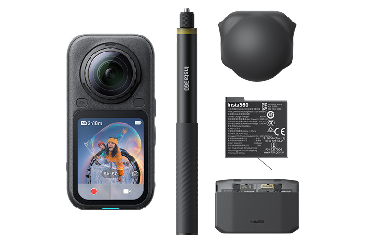 Insta360 X6 Essentials Bundle Midnight Black