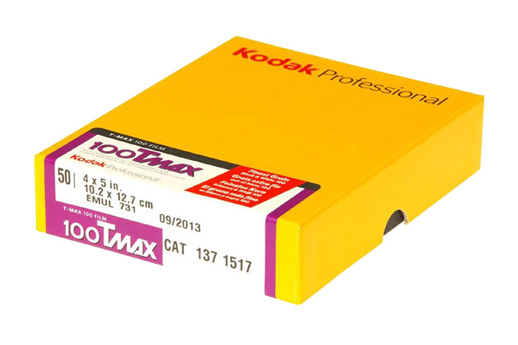 Kodak T-Max 100 4X5 50 Ark