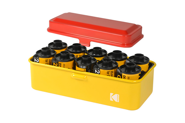 Kodak Filmeske 120/135 Stor Rød/Gul