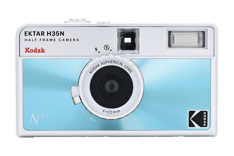 Kodak EKTAR H35N Halvformatskamera Blå