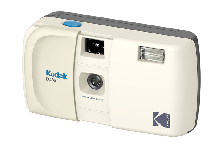 Kodak EC35 Gjenbrukskamera + 24 bilder Hvit