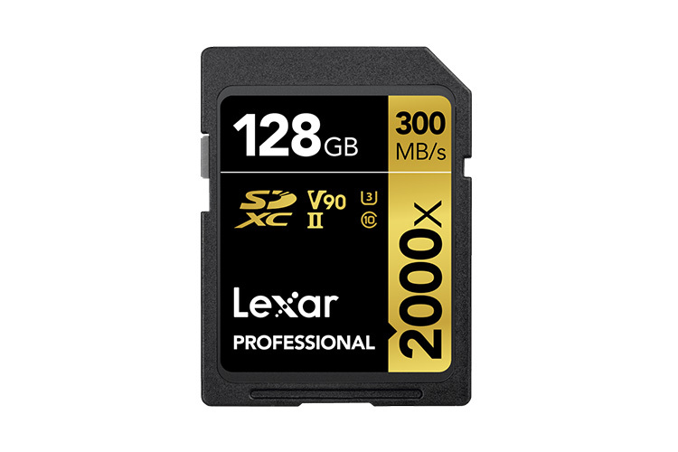 Lexar Pro 2000X SDXC UHS-II U3 V90 R300/W260 128GB