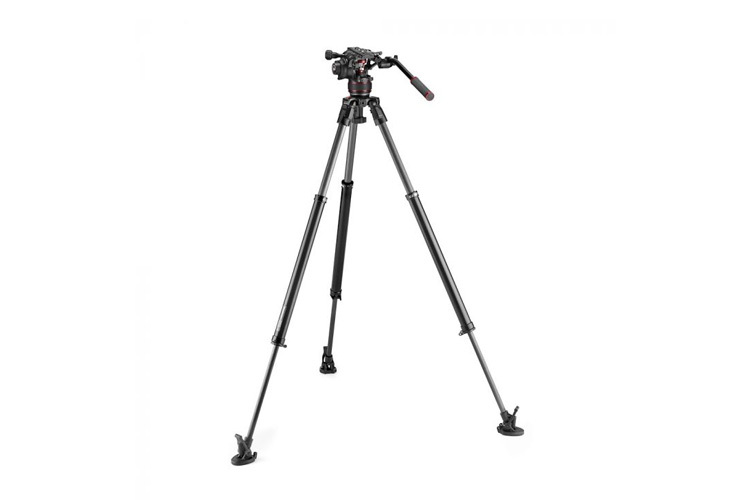 Manfrotto Nitrotech 608 + 635 Fast Single Karbon Stativ