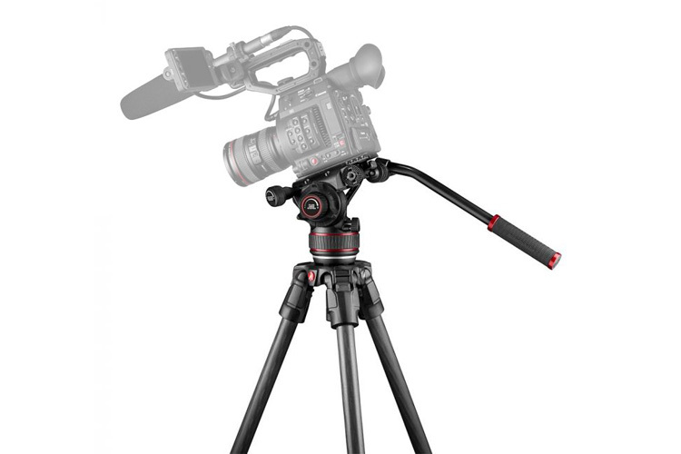 Manfrotto Nitrotech 608 + 635 Fast Single Karbon Stativ