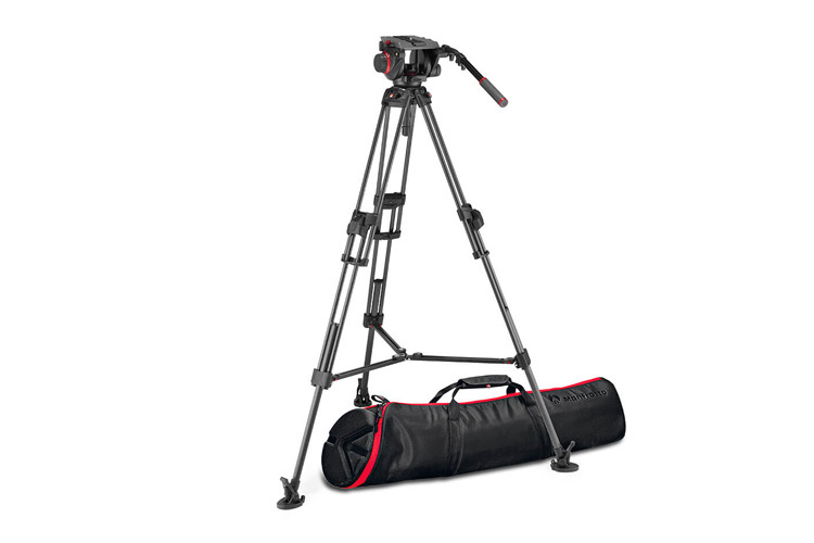 Manfrotto 509 + 645 Fast Twin MS 2 in 1 Karbon Stativkit