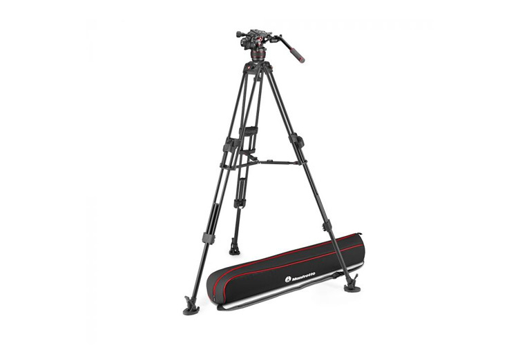 Manfrotto Nitrotech 608 + 645 Fast Twin Alu Stativkit