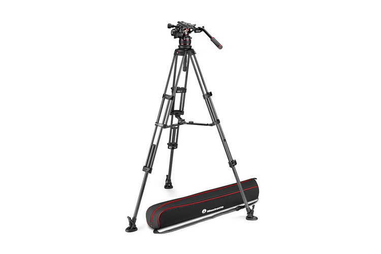 Manfrotto Nitrotech 612 + 645 Fast Twin Karbon Stativkit