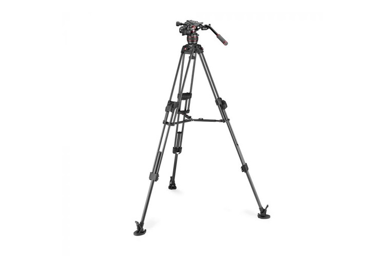 Manfrotto Nitrotech 608 + 645 Fast Twin Karbon Stativ