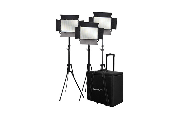 Nanlite Kit 3 Light 900DSA m/veske+stativ