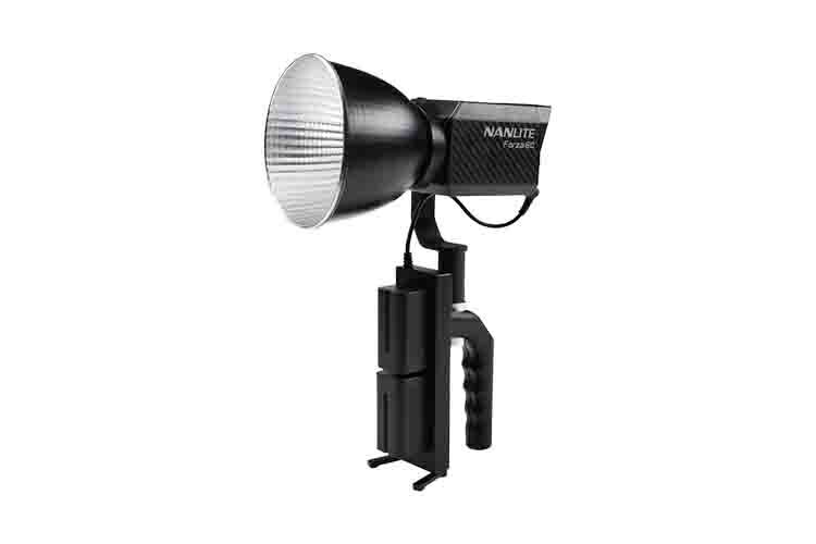 Nanlite Forza 60 W/Bowens Ad/batt.holder