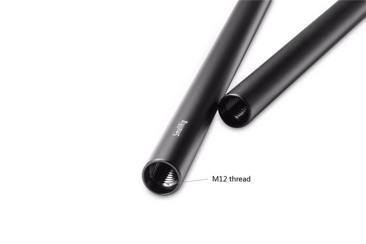 SmallRig 1053 15mm Alu Alloy Rods M12 30Cm