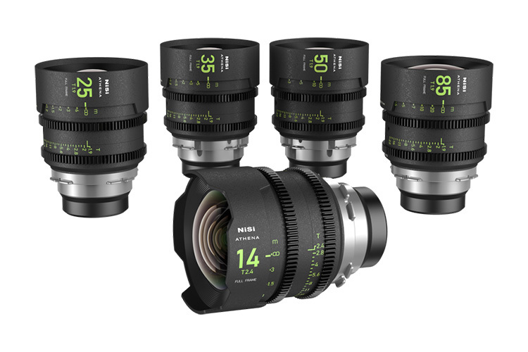 NiSi Cine Lens Set Athena Prime for ARRI PL