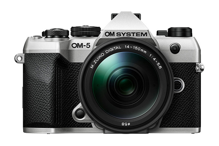 OM SYSTEM OM-5 Mark II + 14-150mm f/4-5.6 II Sølv