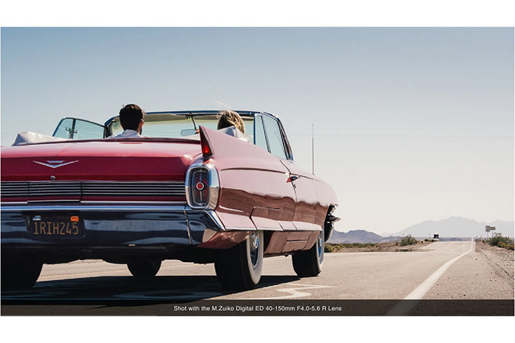 OM SYSTEM M.Zuiko Digital ED 40-150mm R Sort