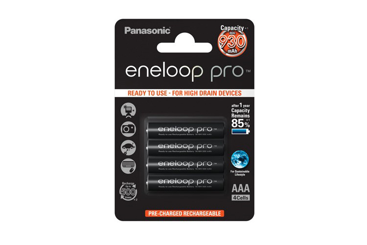 Panasonic Eneloop Pro AAA (R03) Oppladbare Batterier 4 stk