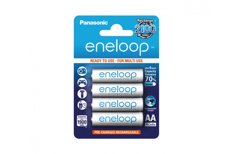 Eneloop AA/R06 Oppladbare Batterier 4pk