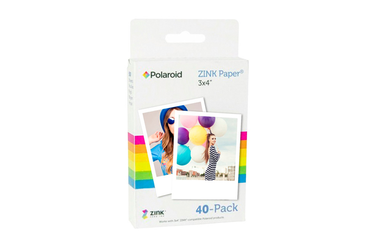 Polaroid Instant Zink Media 3x4 Pop 40pk