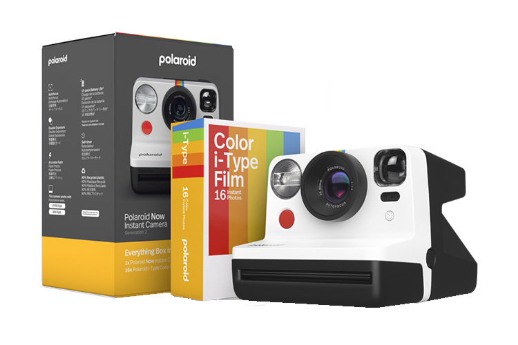 Polaroid Now Generation 2 E-Box Sort & Hvit