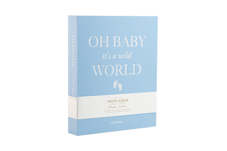 Printworks Album Baby Its A Wild World Blå Large