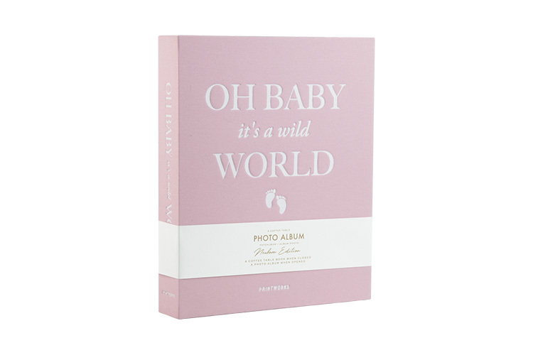 Printworks Album Baby Its A Wild World Pink Large