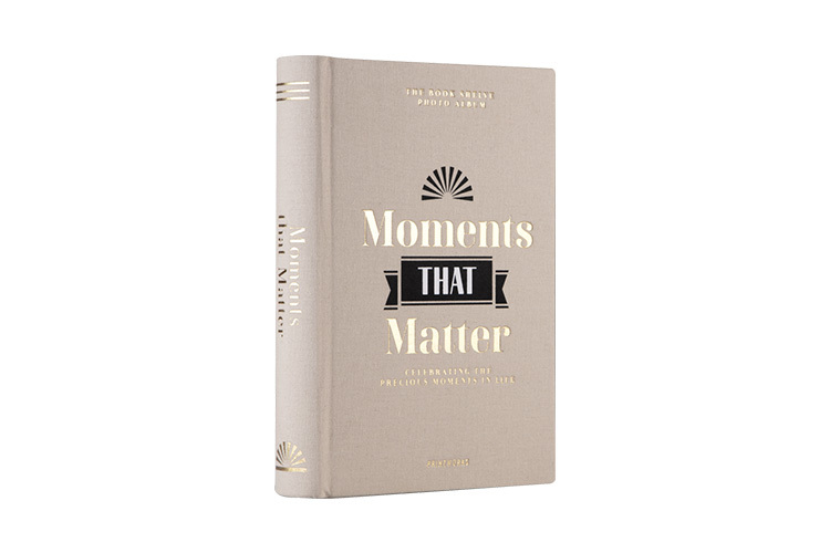 Printworks Album Bookshelf Moments that Matter Beige