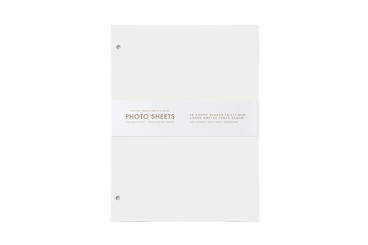 Printworks Album Refill Papir 10pk Large Hvit