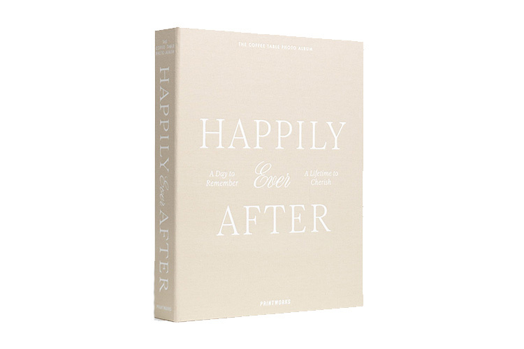 Printworks Happily Ever After Beige Bryllupsalbum