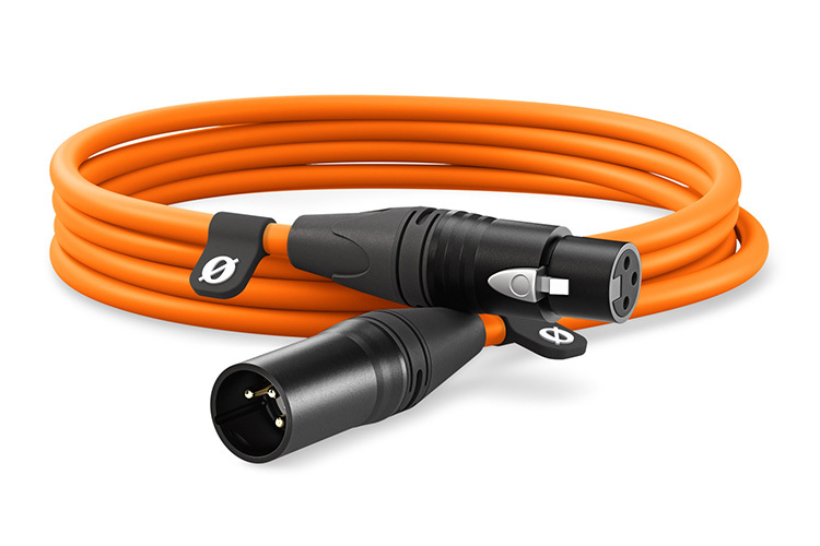 Røde XLR-kabel 3 meter Oransje