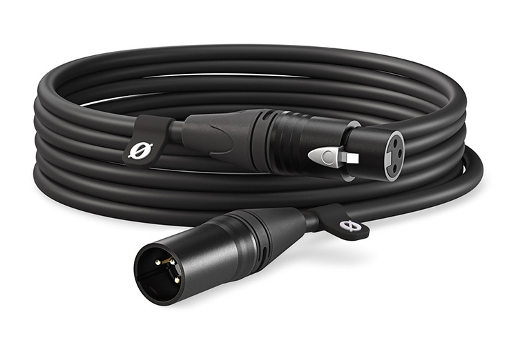 Røde XLR-kabel 6 meter Sort