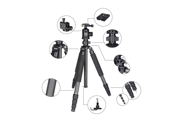 Rollei Rock Solid Gamma Mark II Karbon Stativ B-vare