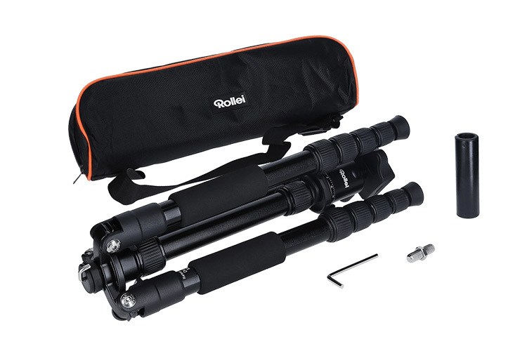 Rollei T2 Aluminium Fotostativ Sort