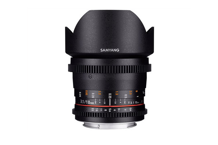 Samyang 10mm T3.1 VDSLR ED AS NCS CS II for Canon EF-M
