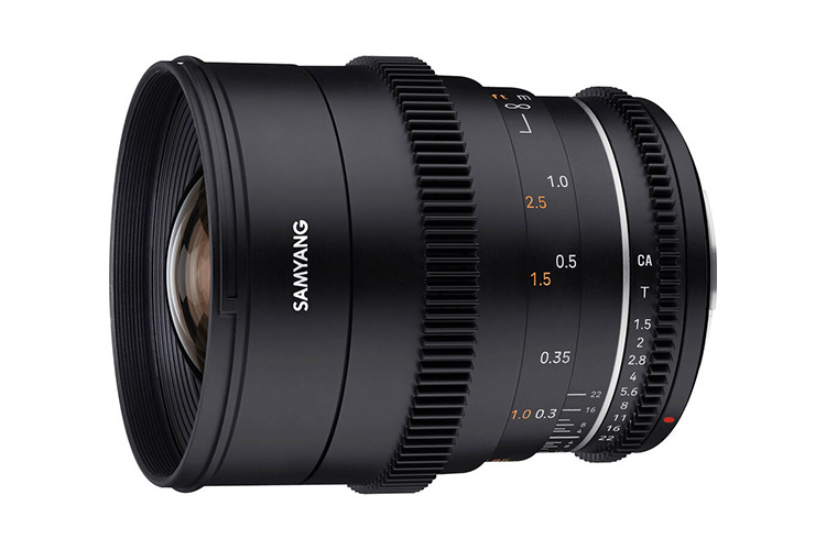 Samyang 24mm T1.5 VDSLR MK2 Cine for Sony E B-vare
