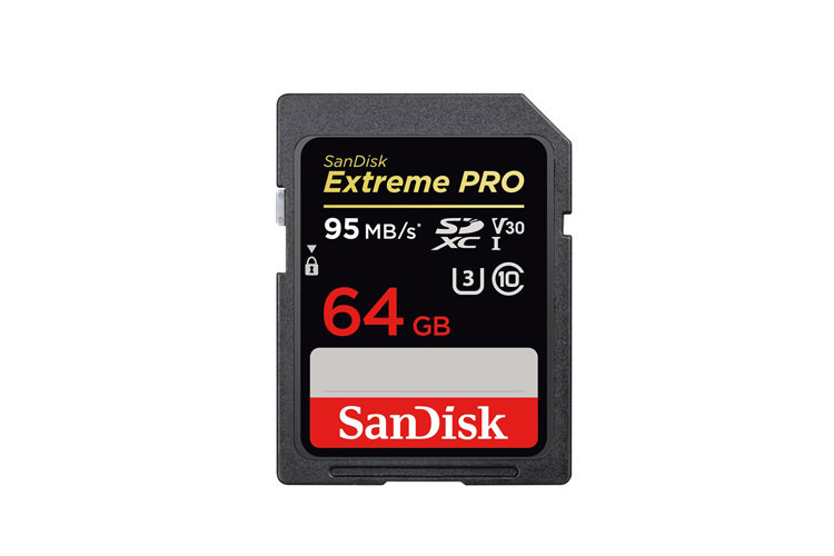 SanDisk SDXC Extreme Pro 64GB 95MB/s V30