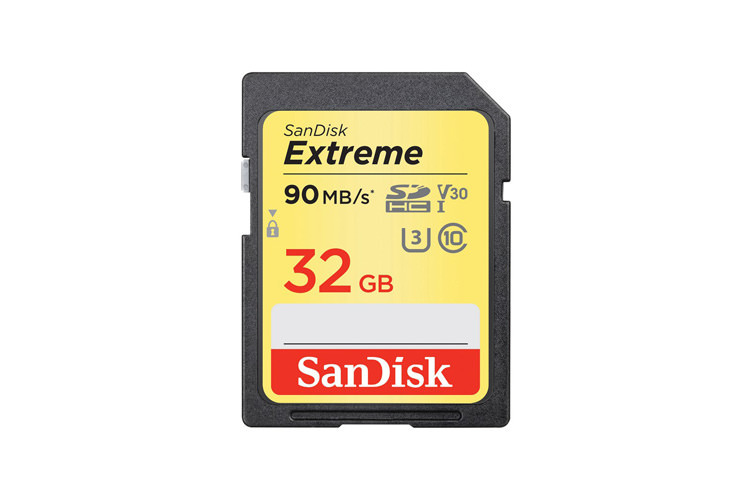 SanDisk SDHC Extreme 32GB 90MB/s V30