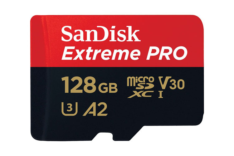 SanDisk MicroSDXC Extreme Pro 128GB 170MB/s A2 C10 V30 U3