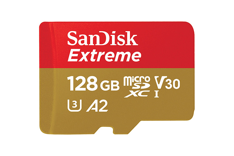 SanDisk MicroSDXC Extreme 128GB 160MB/s A2 C10 V30 UHS-I