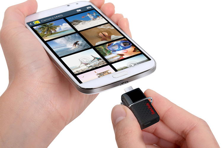 SanDisk USB-minne 3.0 Ultra Dual 64GB