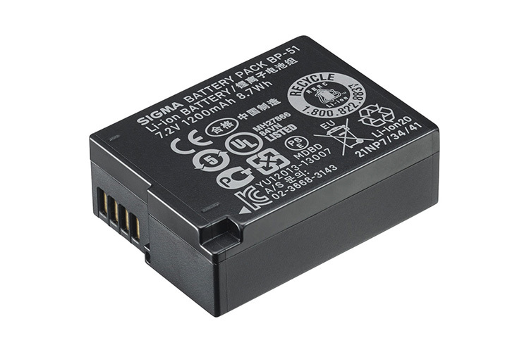 Sigma BP-51 Batteri for fp & fp L