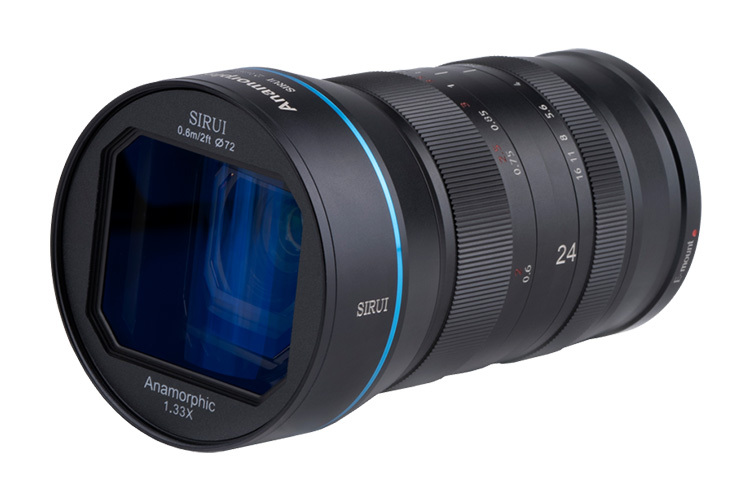 Sirui Anamorphic Lens 1,33x 24mm f/2.8 for Fujifilm X