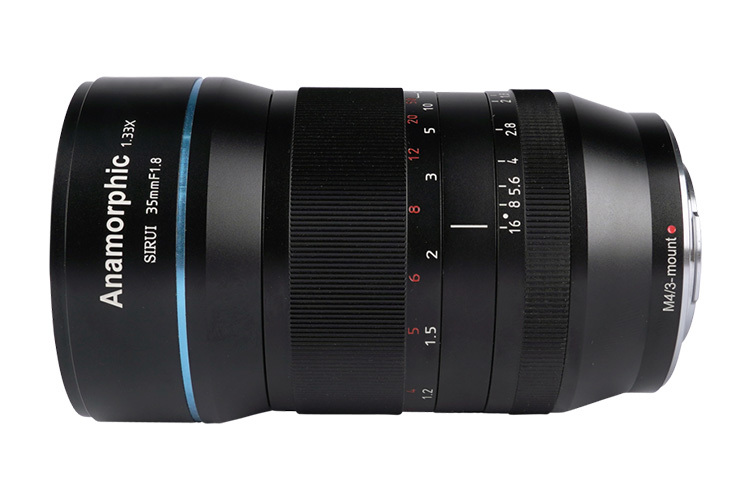 Siriu Anamorphic Lens 1,33x 35mm f/1.8 for MFT