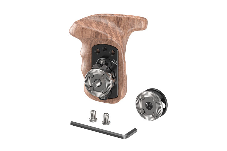 SmallRig 2083 Right Side Wooden Grip w/ Arri Rosette