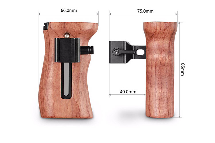 SmallRig 2187 Side Handle Wooden Nato
