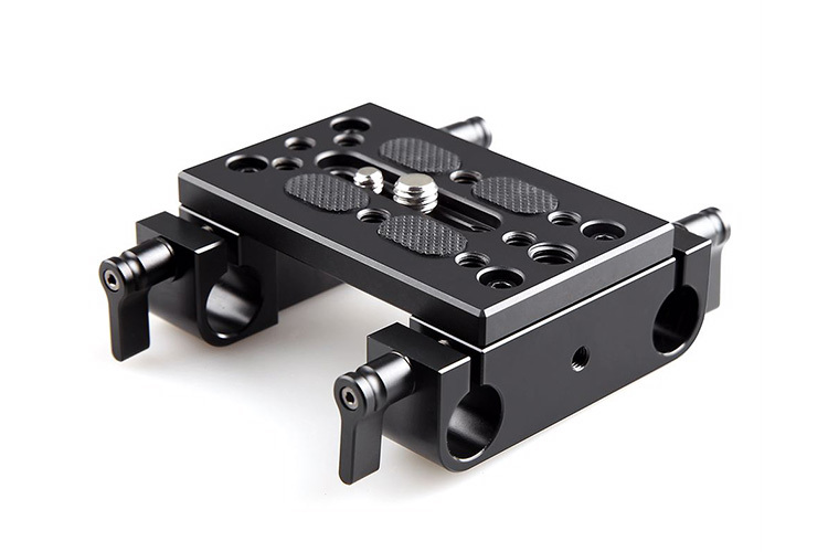 SmallRig 1775 Mounting Plate w/ 15mm Rod Clamps