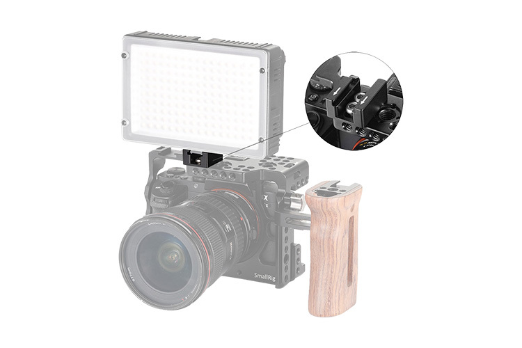 SmallRig 2260 Cold Shoe Mount Adapter with Anti-off Button