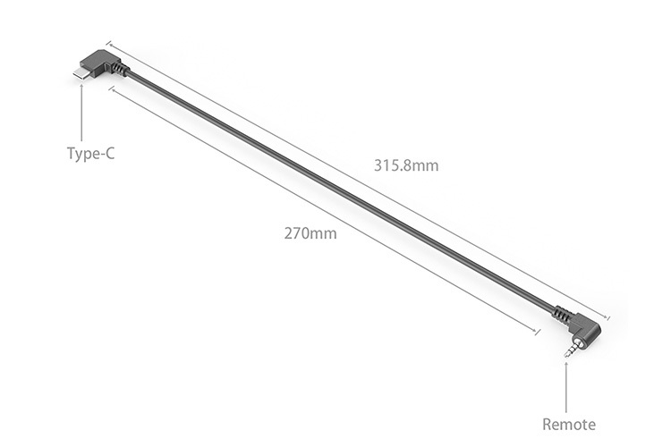 SmallRig 2970 Panasonic Remote-Camera Control Cable (Remote to Type C) for SmallRig Control Handle