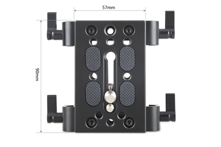 Smallrig 1798 Baseplate m/ Dual 15mm Rod Clam