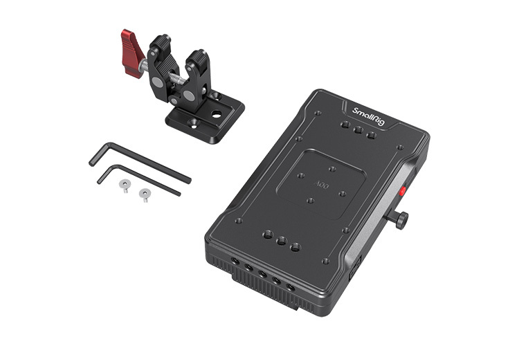 SmallRig 3202 Battery Adapter Plate V-Mount w/ Crab Shaped Clamp