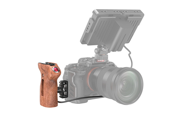 SmallRig 3323 Threaded Side Handle with Record Start/Stop Remote Trigger