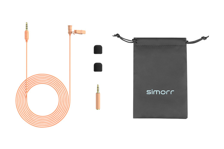 SmallRig 3389 simorr Wave L1 3.5mm Lavalier Mikrofon Cantaloupe